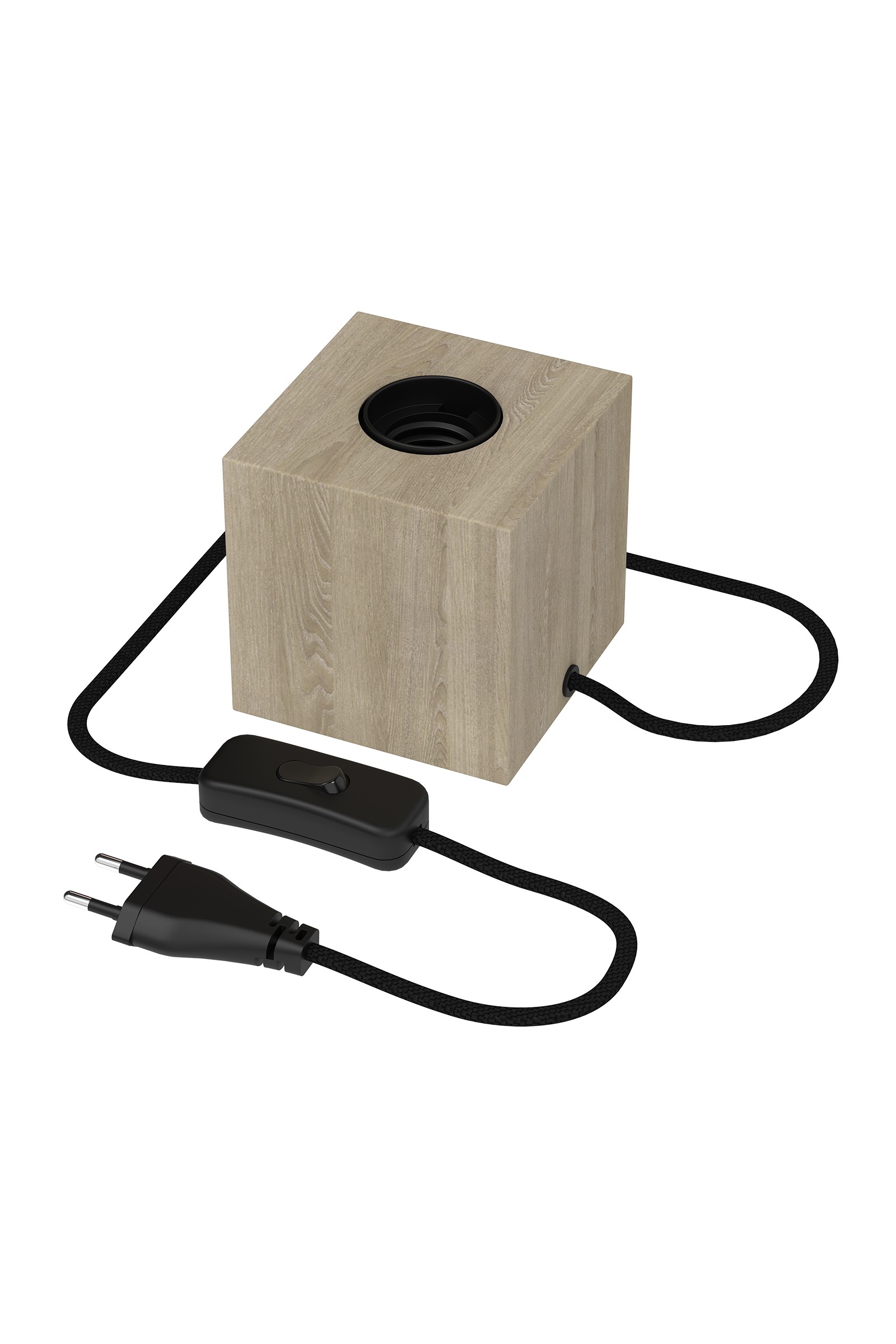 Tafellamp met E27 fitting Hout Tafellamp met E27 fitting Hout